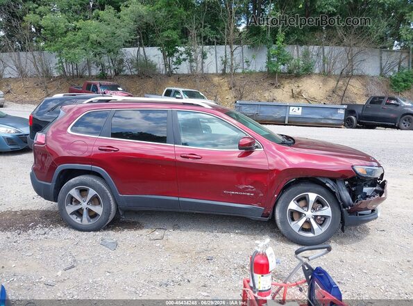 1C4PJMDX4KD252436 2019 JEEP CHEROKEE Красный Вид задней части салона