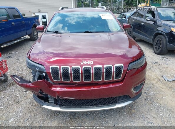 1C4PJMDX4KD252436 2019 JEEP CHEROKEE Красный Вид щитка приборов