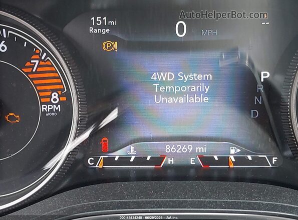 1C4PJMDX4KD252436 2019 JEEP CHEROKEE Красный 