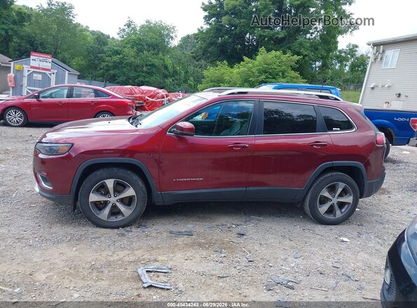 1C4PJMDX4KD252436 2019 JEEP CHEROKEE Красный Панорамный вид салона 360°
