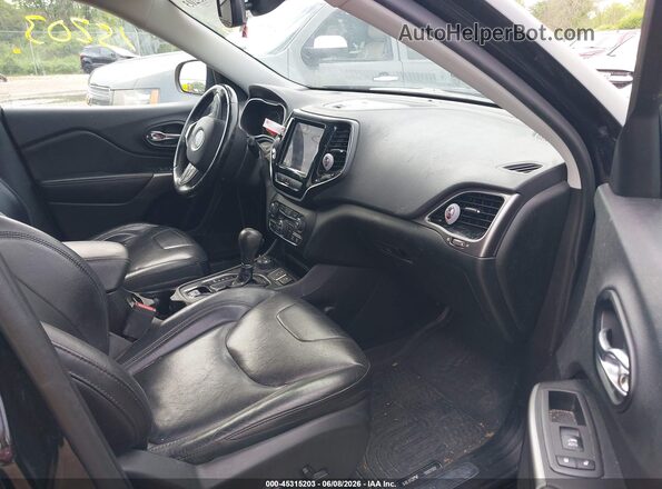 1C4PJMDX4KD317625 2019 JEEP CHEROKEE Black Front interior view