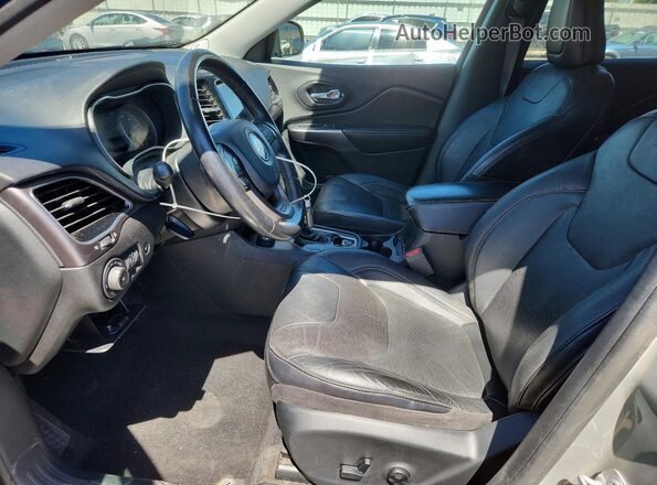 1C4PJMDX4LD555654 2020 JEEP CHEROKEE Gray Widok wnętrza z przodu