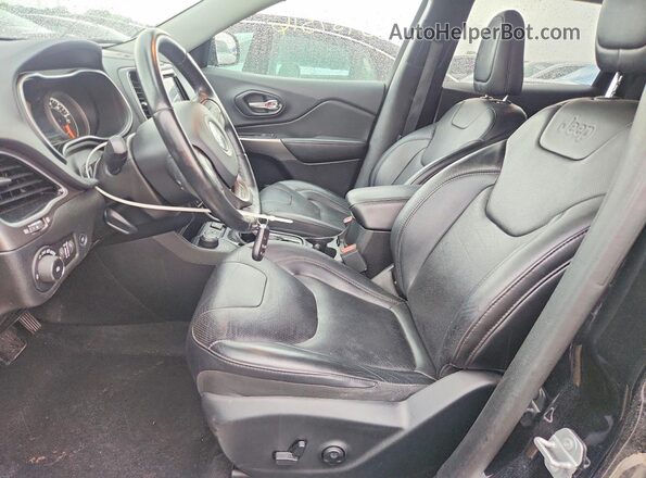 1C4PJMDX5KD329914 2019 JEEP CHEROKEE Черный Вид салона спереди