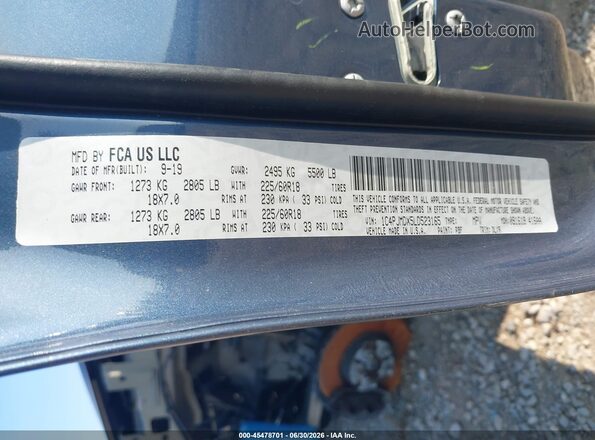 1C4PJMDX5LD523165 2020 JEEP CHEROKEE Gray ძრავის განყოფილების ხედი