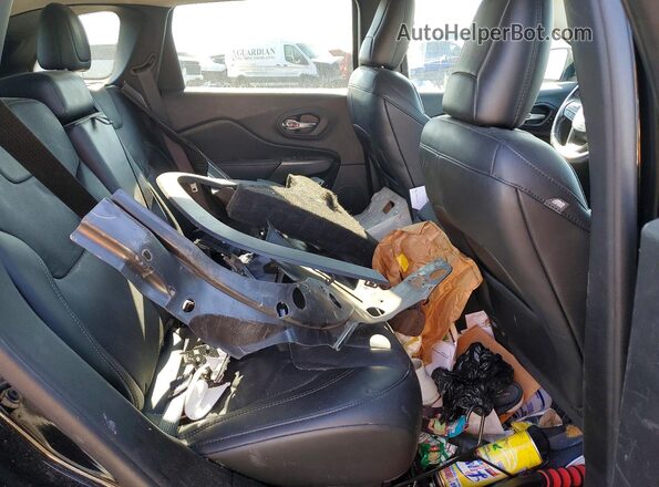 1C4PJMDX6LD624697 2020 JEEP CHEROKEE Black Rear interior view