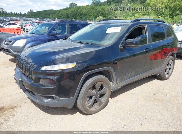 1C4PJMDX7JD532947 2018 JEEP CHEROKEE Black Առջևի ձախ երեք քառորդ տեսարան
