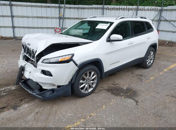1C4PJMDX7JD610112 2018 JEEP CHEROKEE White Առջևի ձախ երեք քառորդ տեսարան
