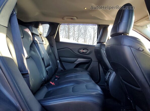 1C4PJMDX7KD135207 2019 JEEP CHEROKEE Black Widok wnętrza z tyłu