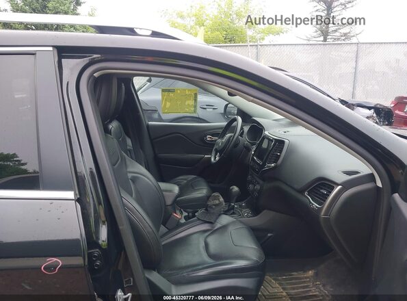 1C4PJMDX7KD329767 2019 JEEP CHEROKEE Black Вид салону спереду