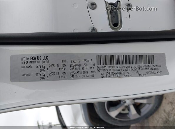 1C4PJMDX7KD346181 2019 JEEP CHEROKEE White Engine compartment view