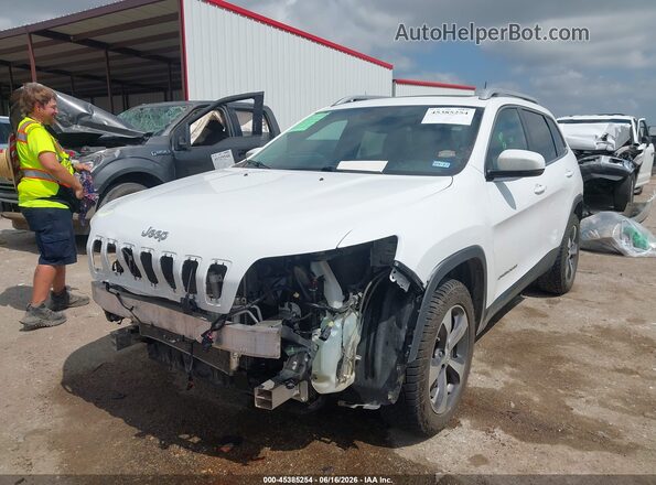 1C4PJMDX7MD181025 2021 JEEP CHEROKEE White Առջևի ձախ երեք քառորդ տեսարան