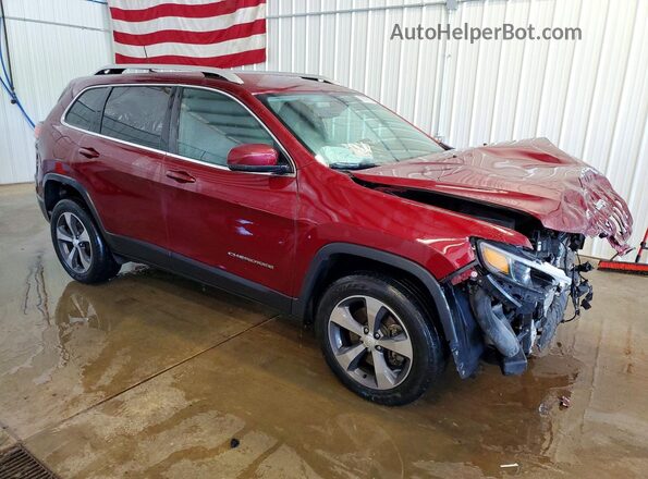 1C4PJMDX8KD135068 2019 JEEP CHEROKEE Red Przód prawy