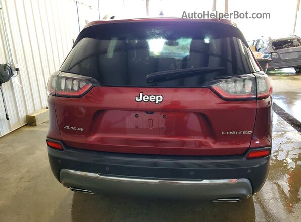1C4PJMDX8KD135068 2019 JEEP CHEROKEE Red Widok z tyłu