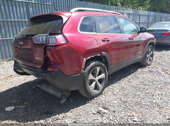 1C4PJMDX8LD513598 2020 JEEP CHEROKEE Burgundy Trasero derecho