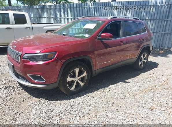 1C4PJMDX8LD513598 2020 JEEP CHEROKEE Burgundy Vista tres cuartos delantera izquierda