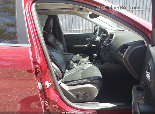 1C4PJMDX8LD513598 2020 JEEP CHEROKEE Burgundy Vista interior delantera