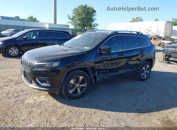 1C4PJMDX9KD437405 2019 JEEP CHEROKEE Черный Передняя левая четверть