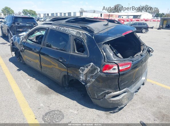 1C4PJMDXXJD540959 2018 JEEP CHEROKEE Black Հետևի ձախ
