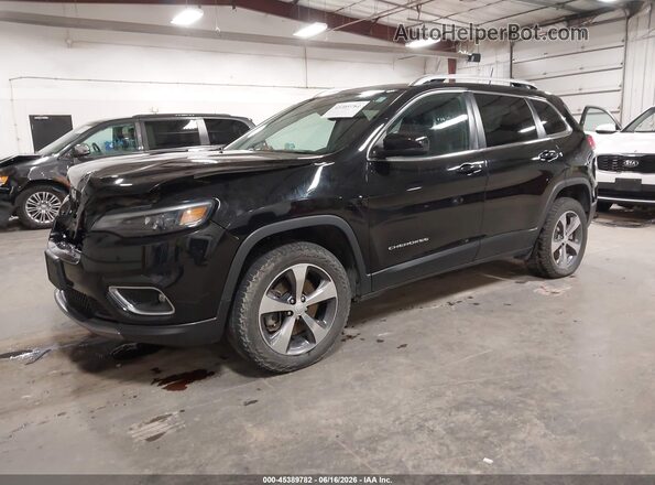 1C4PJMDXXLD575018 2020 JEEP CHEROKEE Black Առջևի ձախ երեք քառորդ տեսարան