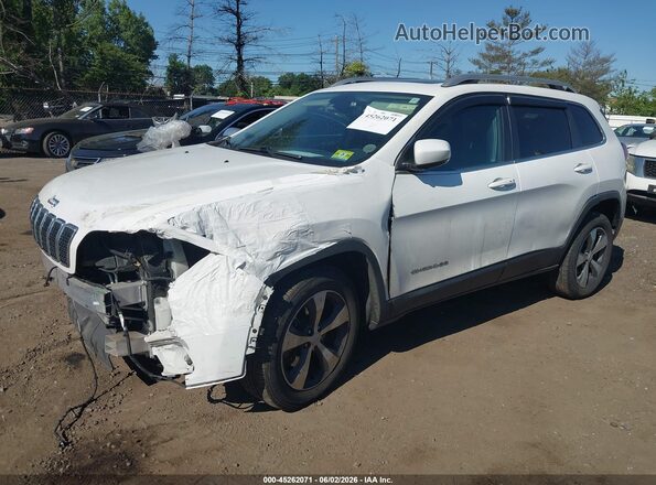 1C4PJMDXXLD594491 2020 JEEP CHEROKEE White Przód lewy