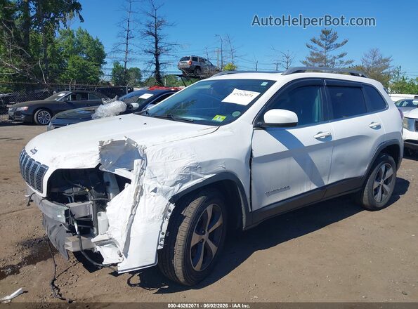 1C4PJMDXXLD594491 2020 JEEP CHEROKEE White Widok z przodu