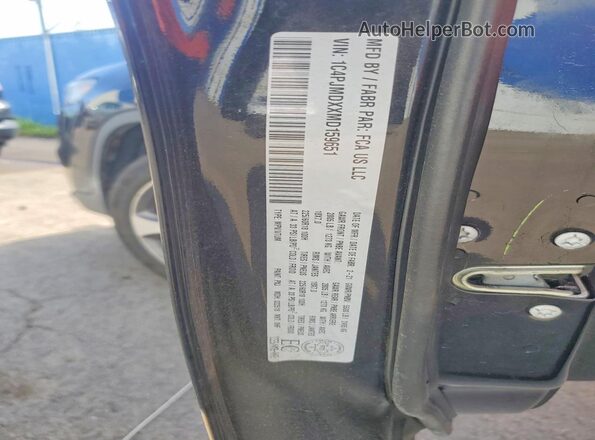 1C4PJMDXXMD159651 2021 JEEP CHEROKEE Black Widok wnętrza 360 stopni