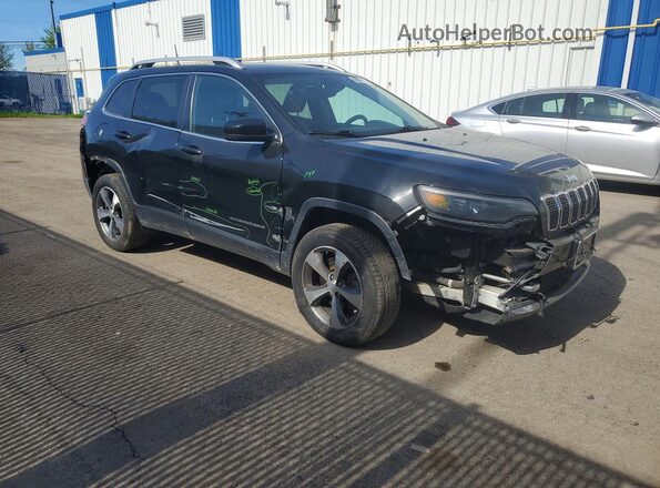 1C4PJMDXXMD159651 2021 JEEP CHEROKEE Black Przód prawy