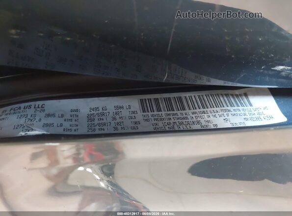 1C4PJMLB0LD610185 2020 JEEP CHEROKEE Blue 
