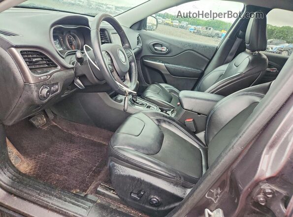 1C4PJMLB1KD256448 2019 JEEP CHEROKEE Gray წინა სალონის ხედი