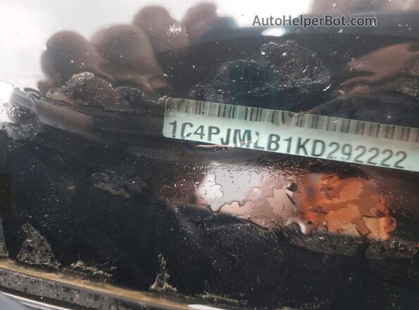 1C4PJMLB1KD292222 2019 JEEP CHEROKEE Silver 