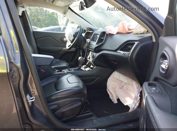 1C4PJMLB1KD453149 2019 JEEP CHEROKEE Gray Front interior view