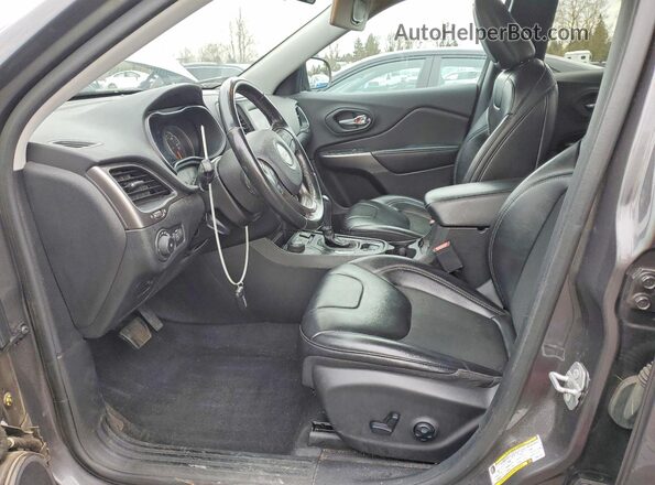 1C4PJMLB1KD477922 2019 JEEP CHEROKEE Charcoal წინა სალონის ხედი