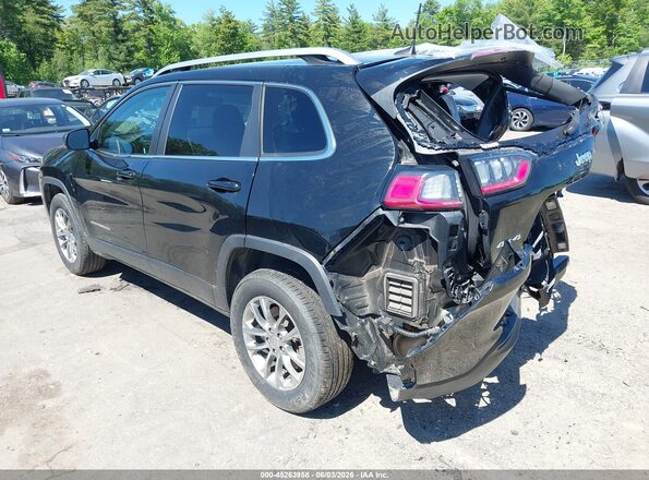 1C4PJMLB2MD158645 2021 JEEP CHEROKEE Black Trasero izquierdo