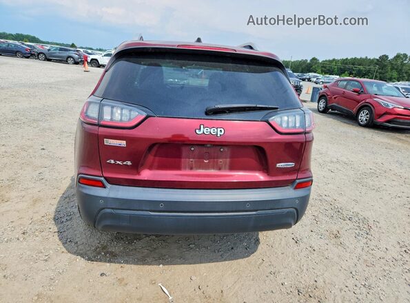 1C4PJMLB3KD341257 2019 JEEP CHEROKEE Burgundy Հետևի տեսք