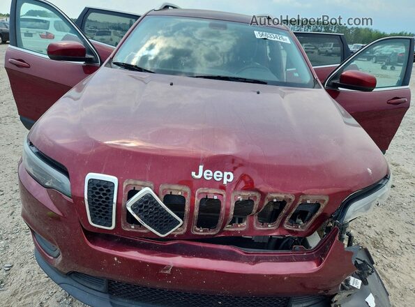 1C4PJMLB3KD341257 2019 JEEP CHEROKEE Burgundy Շարժիչի բաժամունքի տեսք