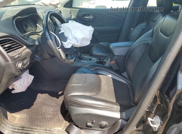 1C4PJMLB4KD233701 2019 JEEP CHEROKEE Черный Вид салона спереди
