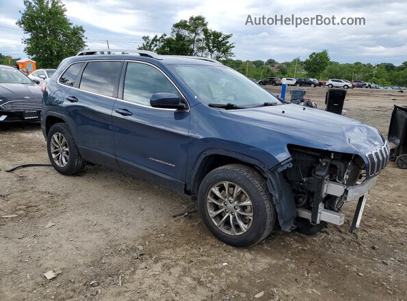1C4PJMLB5MD119208 2021 JEEP CHEROKEE Blue Przód prawy