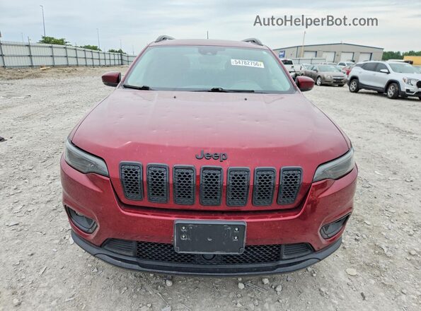 1C4PJMLB5MD238182 2021 JEEP CHEROKEE Red Front view