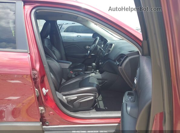 1C4PJMLB6KD320693 2019 JEEP CHEROKEE Red Vista interior delantera