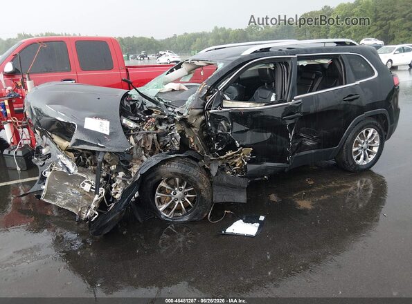 1C4PJMLB7KD185529 2019 JEEP CHEROKEE Black Առջևի ձախ երեք քառորդ տեսարան