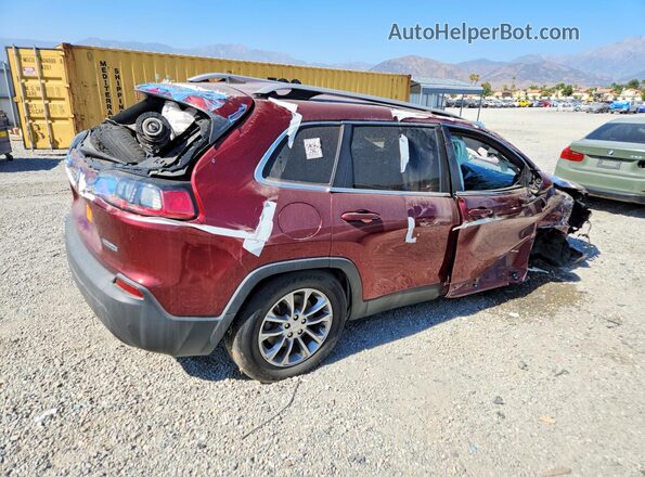 1C4PJMLB7KD198653 2019 JEEP CHEROKEE Red Trasero derecho