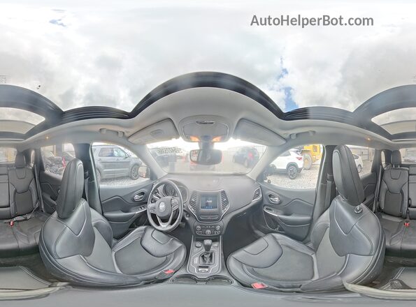 1C4PJMLB8KD201091 2019 JEEP CHEROKEE Gray Vista interior de 360 grados