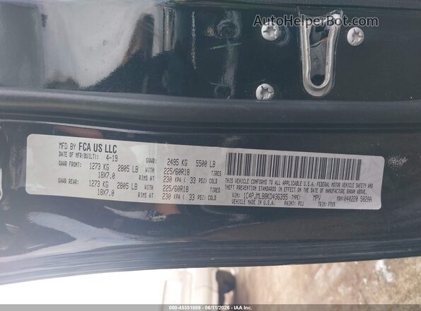 1C4PJMLB8KD436395 2019 JEEP CHEROKEE Black Widok komory silnika