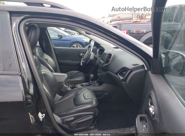 1C4PJMLB8KD436395 2019 JEEP CHEROKEE Black Widok wnętrza z przodu