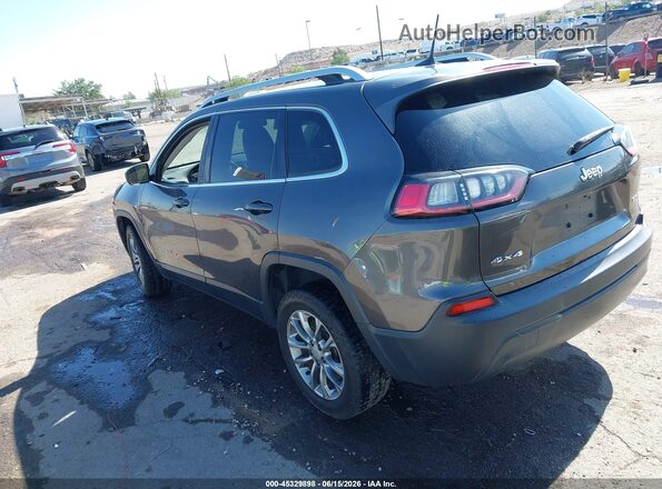 1C4PJMLB9KD121704 2019 JEEP CHEROKEE Gray Trasero izquierdo