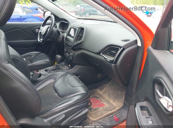 1C4PJMLB9MD118305 2021 JEEP CHEROKEE Orange Vista interior delantera
