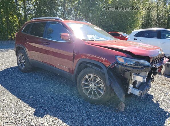 1C4PJMLB9MD173160 2021 JEEP CHEROKEE Burgundy 