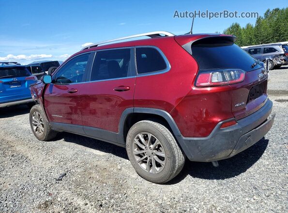 1C4PJMLB9MD173160 2021 JEEP CHEROKEE Burgundy 