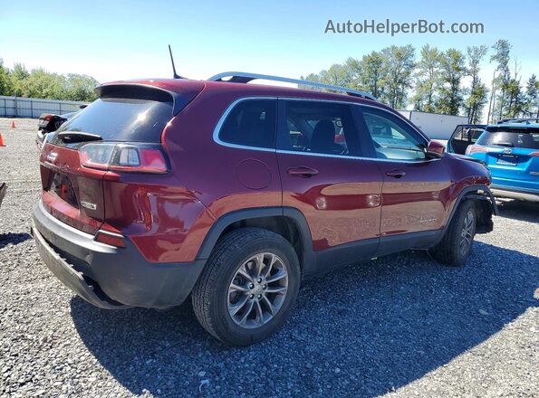 1C4PJMLB9MD173160 2021 JEEP CHEROKEE Burgundy 