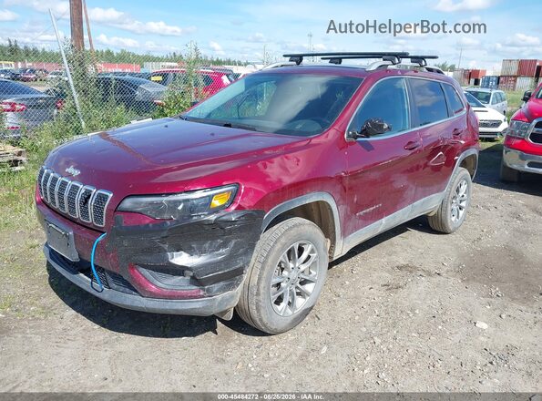 1C4PJMLN8KD229595 2019 JEEP CHEROKEE Red წინა მარცხენა ხედი სამი მეოთხედიდან